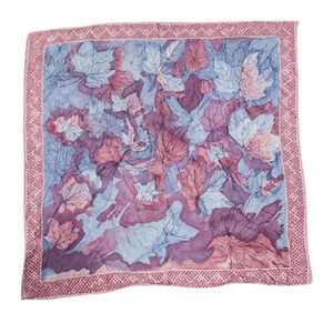Vera Neumann Purple Leaves Scarf